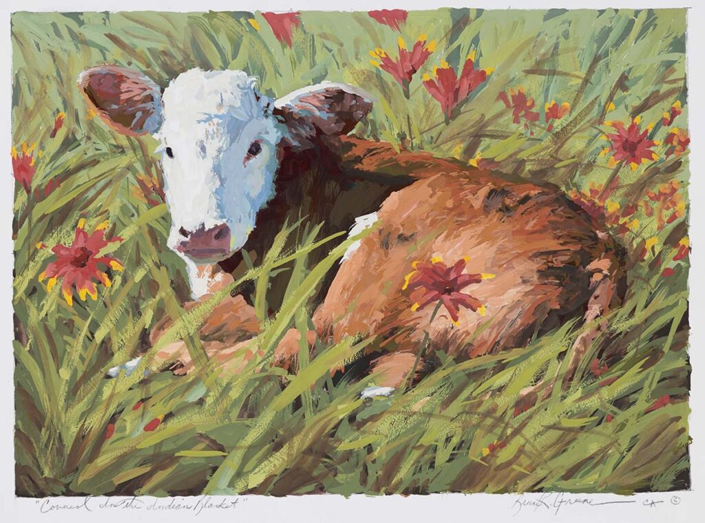 Covered In The Indian Blanket