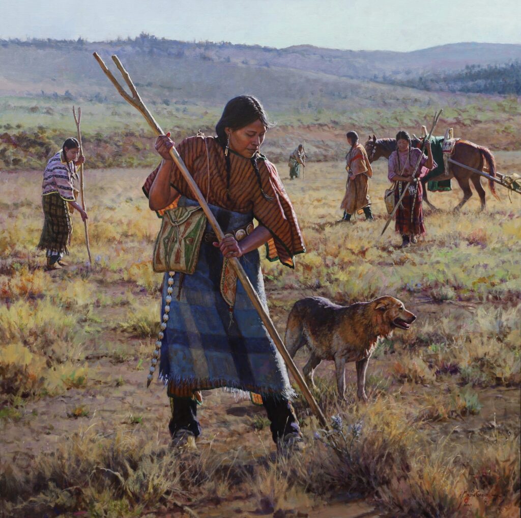 Cheyenne Mok-ta-en Gatherers