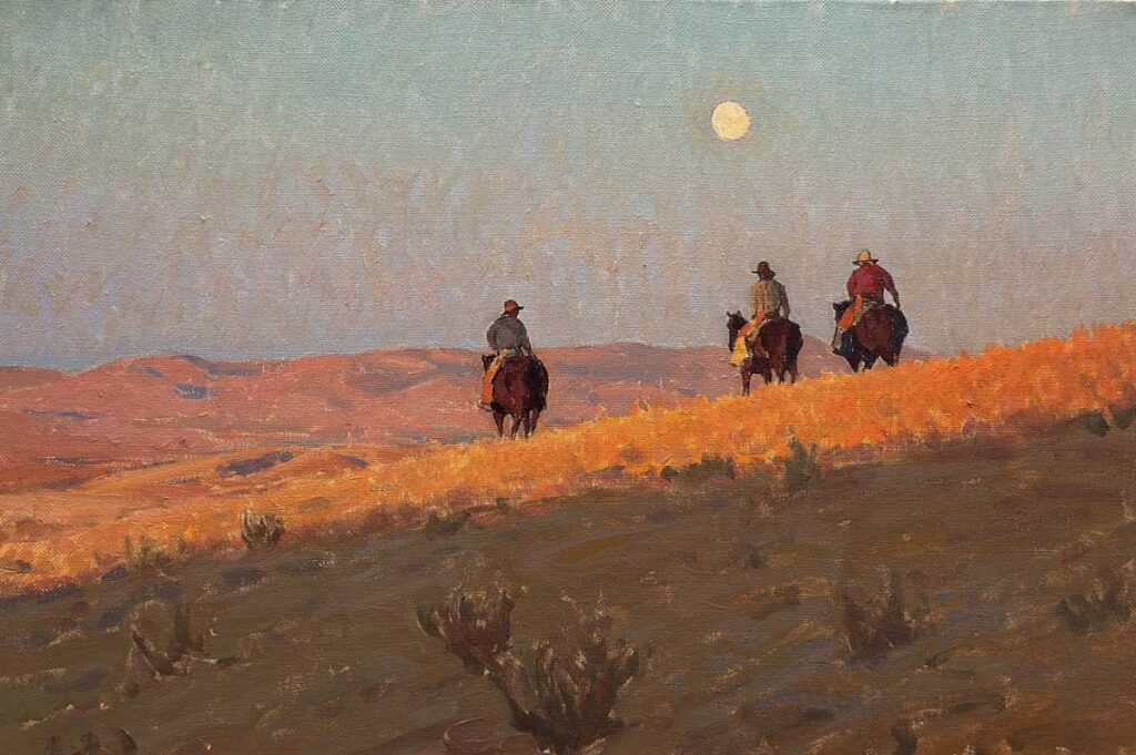 Moonrise Over the Rangelands