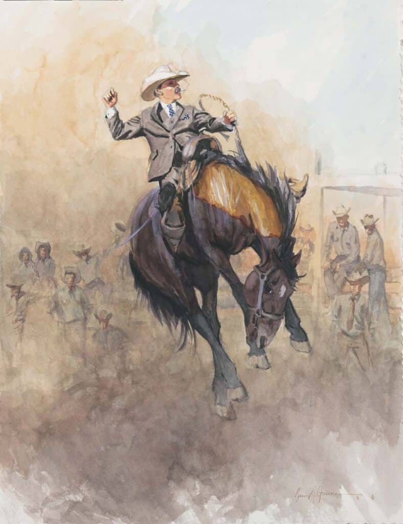 Cowboy In The Continental Suit – SOLD