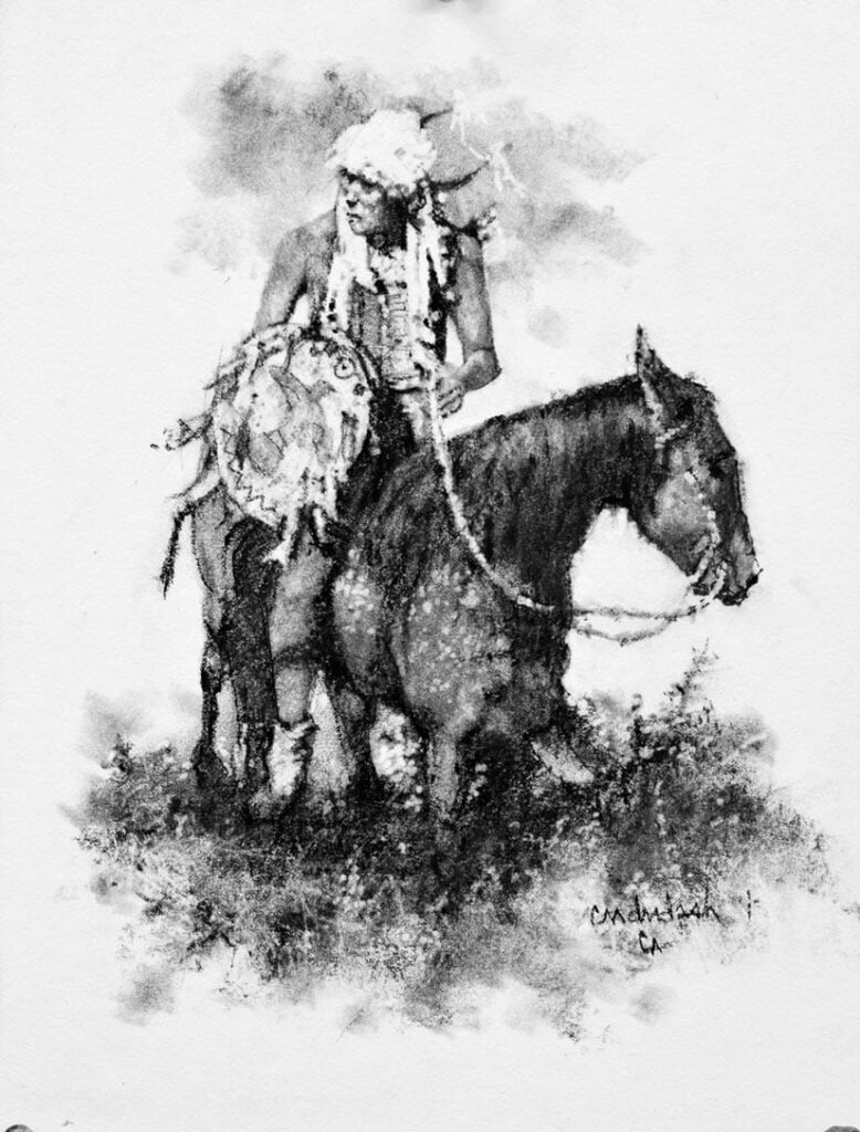 At Home On His Horse
