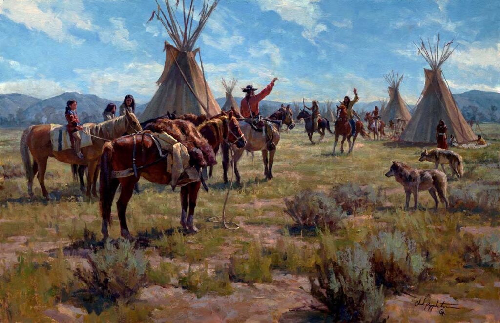 Greeting the Camp