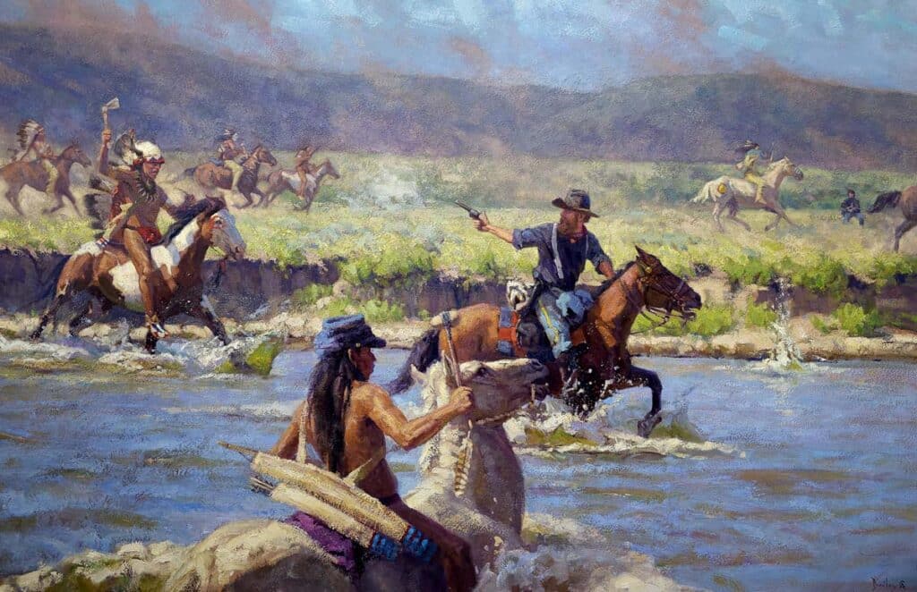 The Thwarting of Major Reno’s Men – SOLD