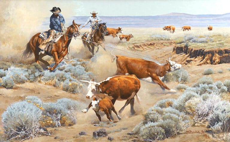 Ropin’ A Wild One – SOLD
